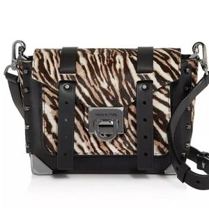 Michael Kors Manhattan Zebra print crossbody